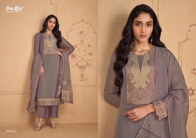 Omtex nicole jute dress material wholesale